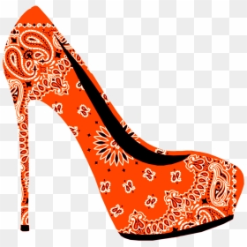 Orange Heel Png, Transparent Png - stilettos png