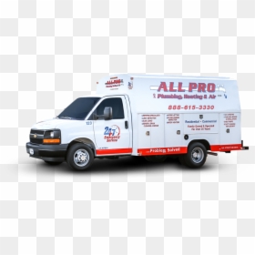 All Pro Plumbing Truck - Commercial Vehicle, HD Png Download - running water png