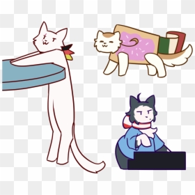 Image - Cartoon, HD Png Download - nyan cat transparent png