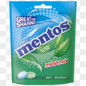 Great For Sharing Mentos Mint Mix, HD Png Download - spearmint png