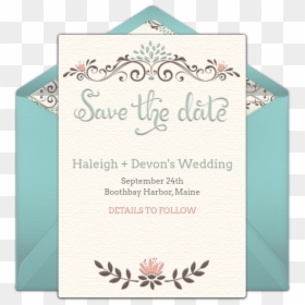 Wedding Invitation, HD Png Download - save the date png transparent