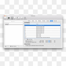 Iterm2 Keys Tab - Iterm2, HD Png Download - cursor click png