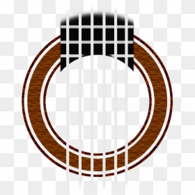 Classical Guitar Rosette Simple - Guitar Sound Hole Png, Transparent Png - hole in the ground png