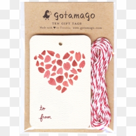 Sakura Heart Gift Tags, Set Of - Gift, HD Png Download - gift tags png