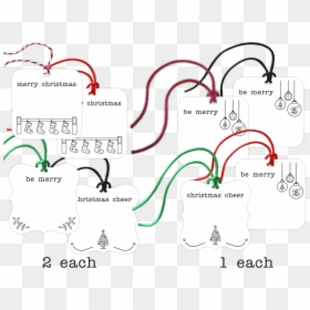 Transparent Christmas Tag Png, Png Download - gift tags png