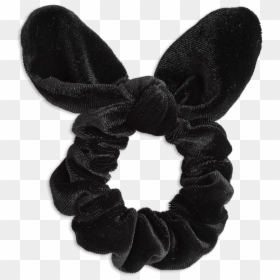 Transparent Black Ribbon Bow Png - Hårsnodd Med Rosett, Png Download - black ribbon bow png