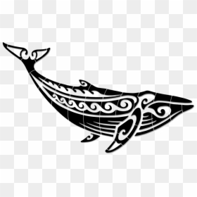 Contemporary Tribal Humpback Whale - Tribal Whale, HD Png Download - baby whale png