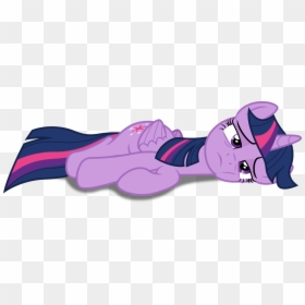 Dashiesparkle, Failure, Female, Folded Wings, Laying - Mlp Twilight Unconscious, HD Png Download - laying down png