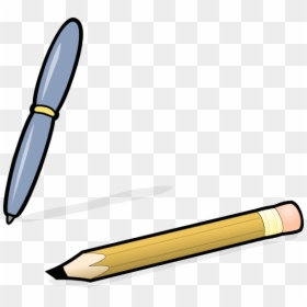 Pencil Writing Clipart Png - Pen And Pencil Clipart, Transparent Png - writing clipart png
