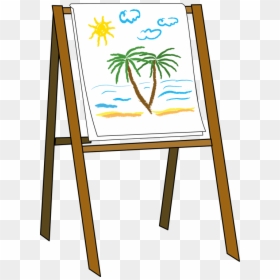 Clip Art - Art Easel Clipart, HD Png Download - writing clipart png