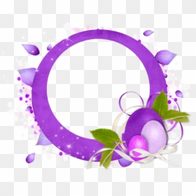 Clip Art Easter Border - Circle, HD Png Download - easter eggs in grass border png