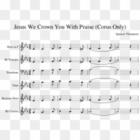 Transparent Jesus Crown Png - Sheet Music, Png Download - jesus crown png