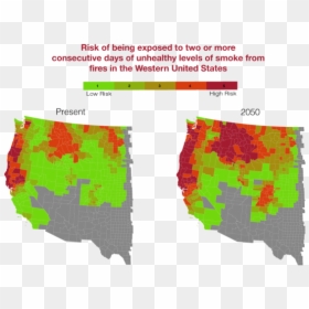 From Sea To Rising Sea Climate Change In America - Map, HD Png Download - rising smoke png