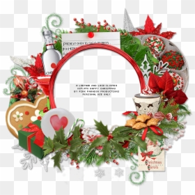 Cluster Frame Christmas Png, Transparent Png - happy holidays png transparent