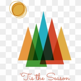 "tis The Season - Graphic Design, HD Png Download - trees plan view png