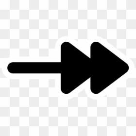 Primary Line Double Arrow End - Clip Art, HD Png Download - double line png