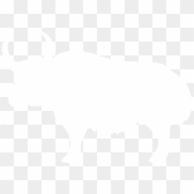Transparent Yak Png - Yak White Silhouette, Png Download - yak png