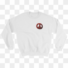 Suspicious Antwerp Sweater Pink, HD Png Download - white peace sign png