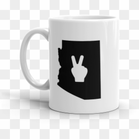 Great Dane Mugs, HD Png Download - white peace sign png