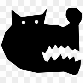 Monochrome Cat - Cat, HD Png Download - dogs and cats png