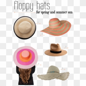 Floppy Hats - Costume Hat, HD Png Download - summer hat png