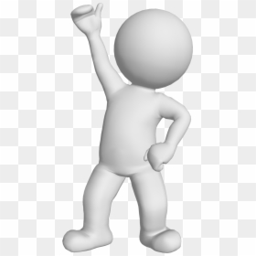 3d Man Standing Png , Png Download - White Man 3d Png, Transparent Png - 3d man png