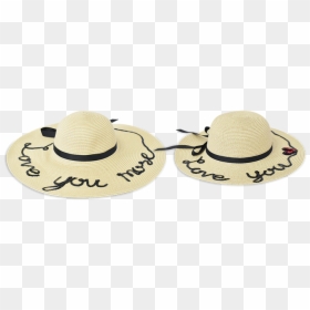 Beach Hat Mother Daughter, HD Png Download - summer hat png
