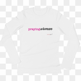 Long-sleeved T-shirt, HD Png Download - woman praying png