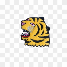 Chenille Tiger Patch, HD Png Download - lion head roar png