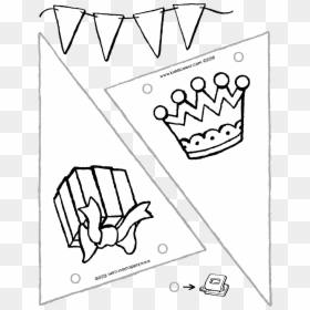 Transparent Circus Flags Clipart - Vlaggetjes Verjaardag Kleurplaat, HD Png Download - birthday flags png