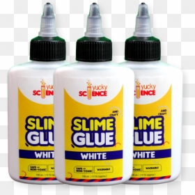 Yucky Science Slime And Craft Clear Glue, HD Png Download - glue bottle png