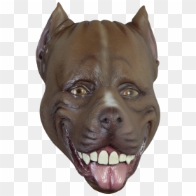 26618 - Pitbull Mask, HD Png Download - pitbull head png