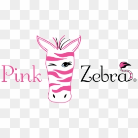 Pink Zebra Logo - Cartoon, HD Png Download - zebra logo png