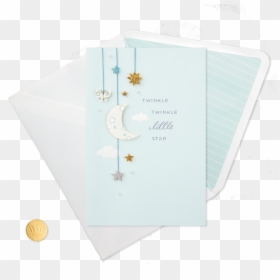 Twinkle Little Star New Baby Congratulations Card - Paper, HD Png Download - twinkle twinkle little star png