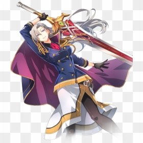 Trails Of Cold Steel 3 Aurelia, HD Png Download - smug anime face png