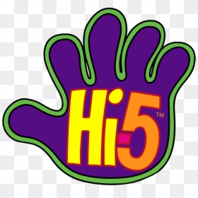 Nick Jr Logo 1999 Hi-5 - Hand Hi 5 Logo, HD Png Download - nick jr logo png