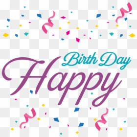 Happy Birthday Confetti Png - سكرابز زخارف عيد ميلاد, Transparent Png - happy birthday vector png