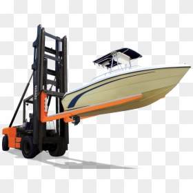 Lift Boat With Forklift, HD Png Download - speedboat png