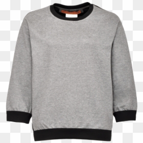 Sweater Mit Dreiviertelärmeln Maiamulti Cs Black/color - Sweater, HD Png Download - black sweater png