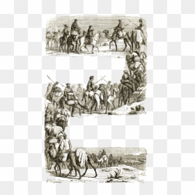 Tttc Vol I 132 Caravan Crossing The Desert - Illustration, HD Png Download - caravan png