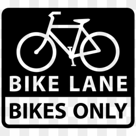 Bike Route Sign, HD Png Download - bike lane png
