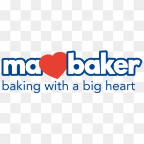 Ma Baker Logo And Tagline Baking With A Big Heart - Ma Baker Bars Logo ...