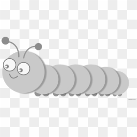 Caterpillar Black And White Latest Vector Centipede - Transparent Caterpillar Clipart, HD Png Download - taco vector png