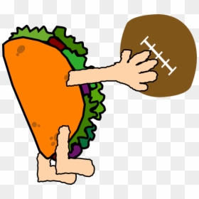 Tacos With A Football, HD Png Download - taco vector png
