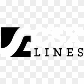 Csx Lines Logo Black And White, HD Png Download - sunkist logo png