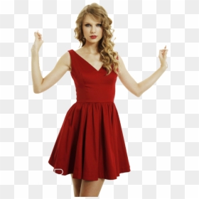 Image - Taylor Swift Red Dress Hd, HD Png Download - taylor swift png 2015
