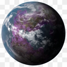 Transparent Purple Planet Png - Class M Planet Png, Png Download - purple planet png