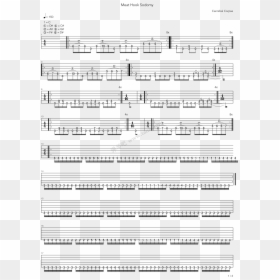 Meat Hook Sodomy 电吉他 第1张图 - Sheet Music, HD Png Download - meat hook png