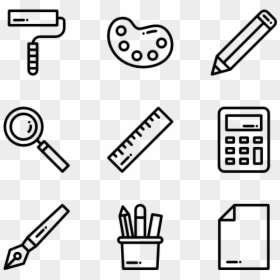 Transparent Stationery Icon Png, Png Download - pencil and paper png