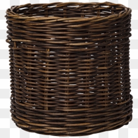 Brown Wicker Basket , Png Download, Transparent Png - wicker basket png